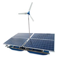 河道环保设备 风能曝气机 风光互补推流曝气机 太阳能曝气机